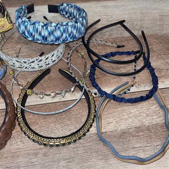 Lot Of 17 Vintage And Modern Style Assorted Headbands‎ Bundle Set Multicolor OS main image 4